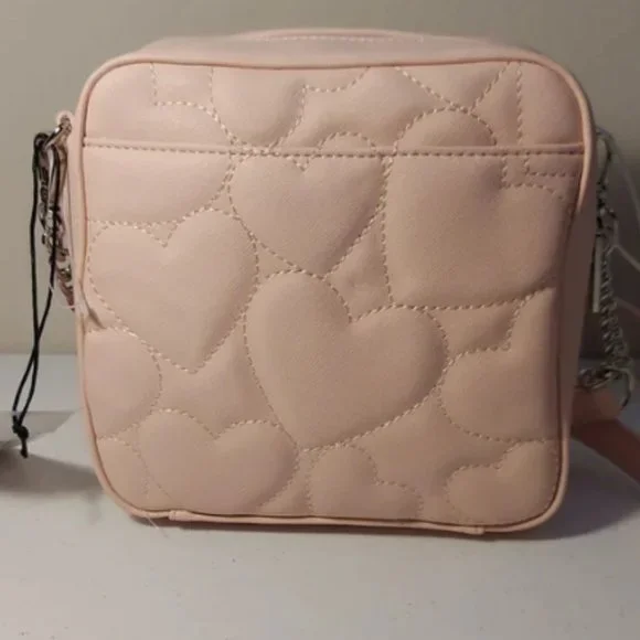 NWT Betsey Johnson PINK HEARTS  CROSSBODY - Picture 5 of 8